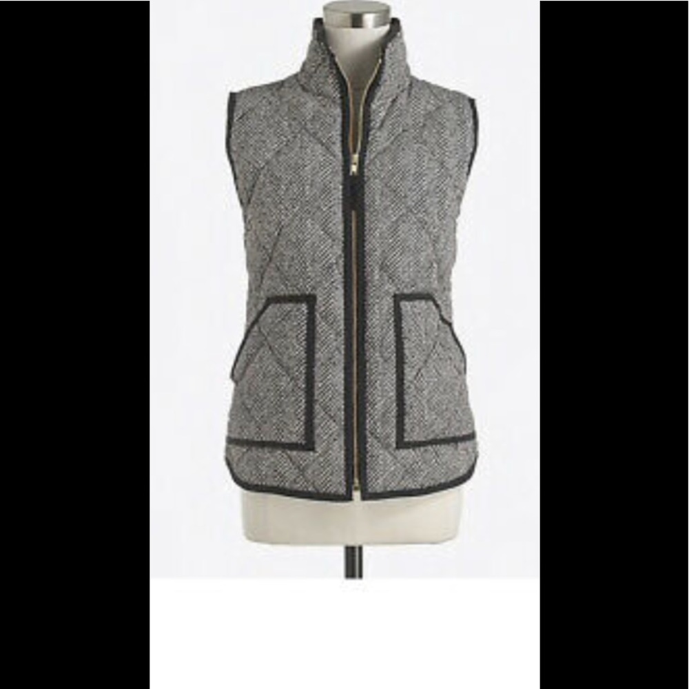 J Crew herringbone vest